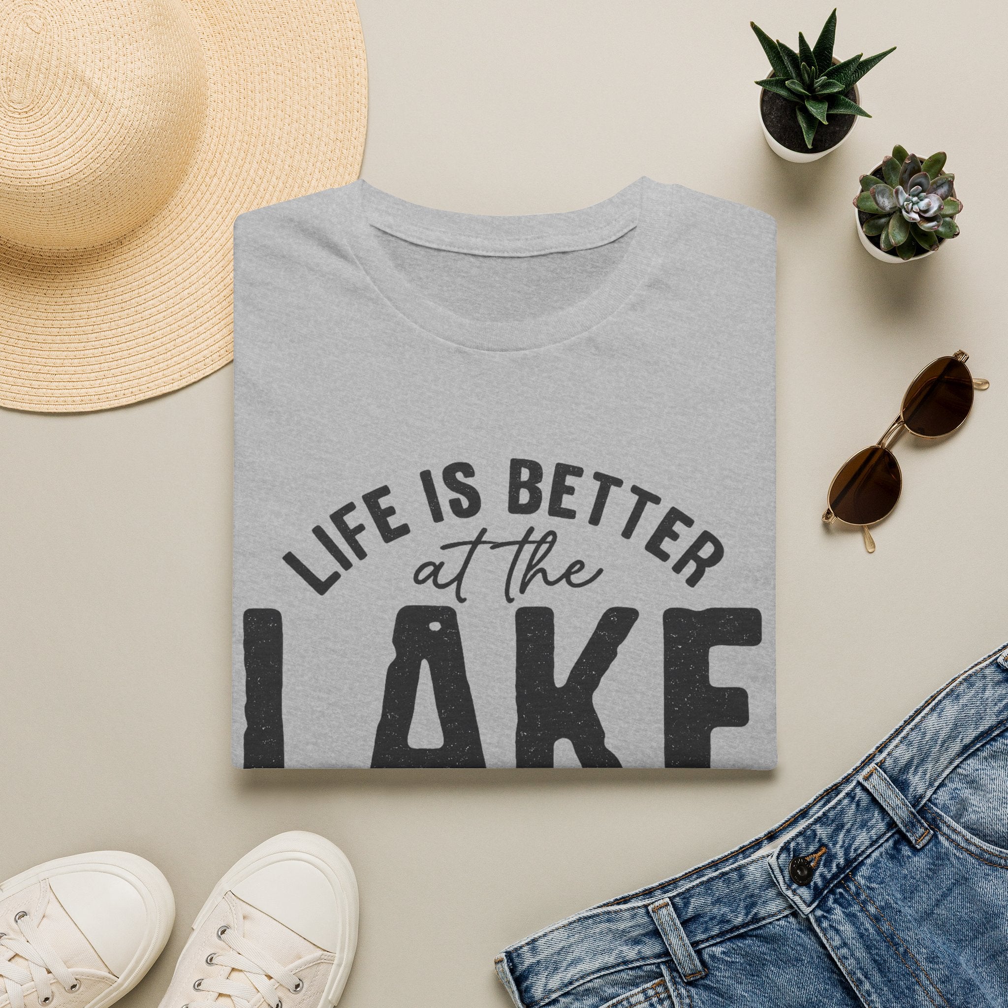 Life Is Better at the Lake T-Shirt — Casual Lakeside Vacation Tee