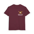 Youth Baseball T-Shirt — "Hustle Hit Never Quit"