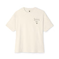 Bougie Mama & Son Tee — Oversized Boxy Cotton Graphic Shirt