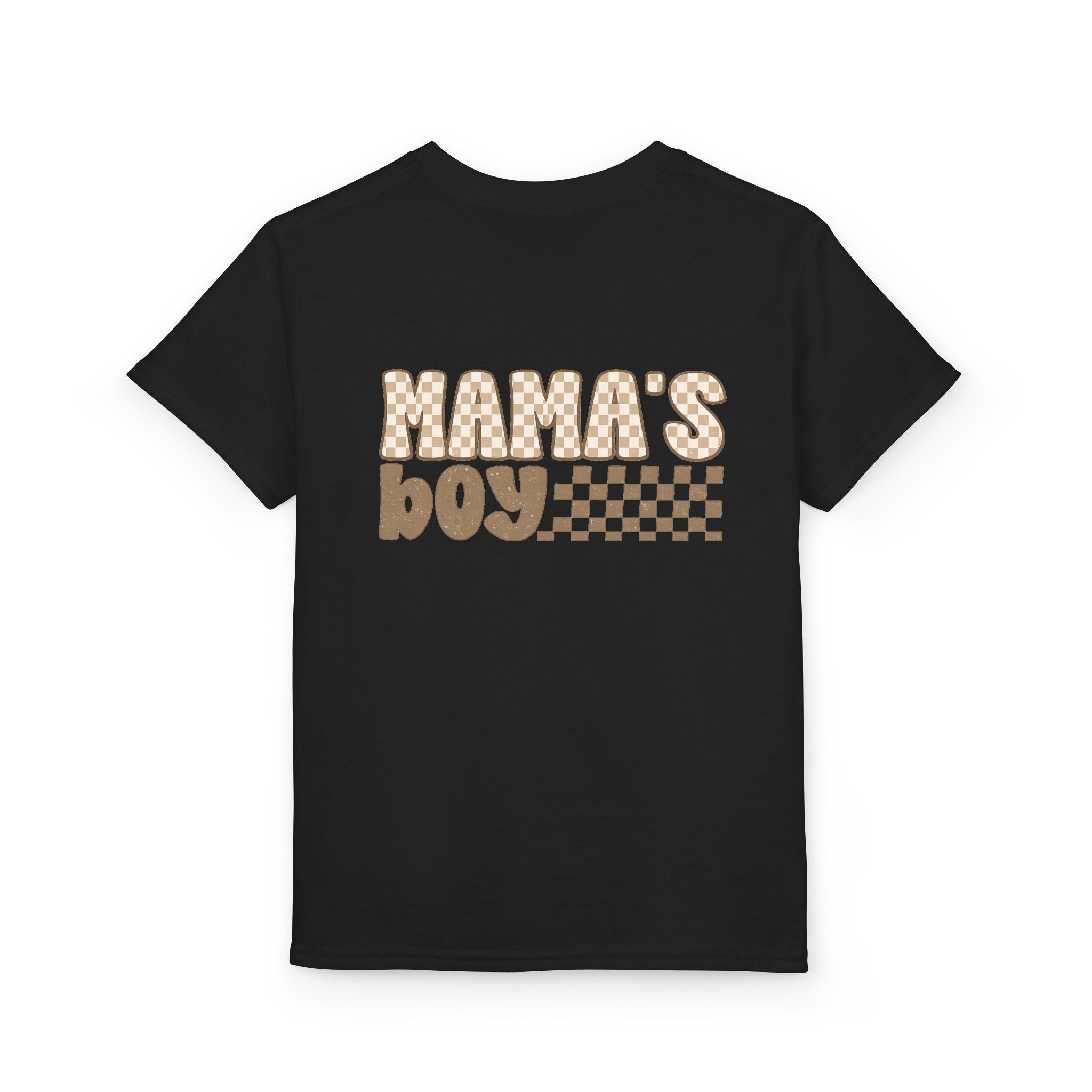 "Mama's Boy" Retro Checker Graphic