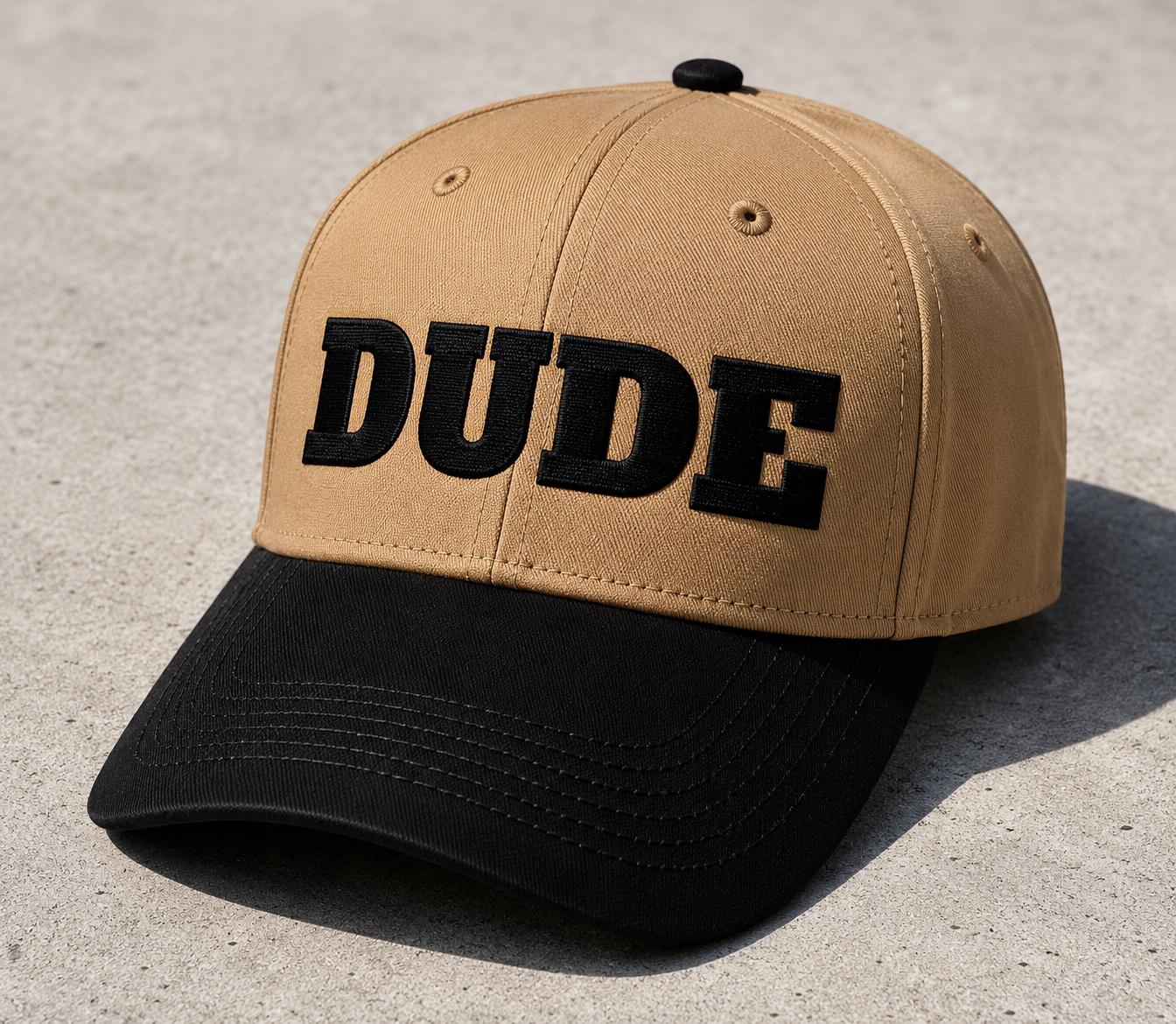 Dude Two-Tone Baseball Cap