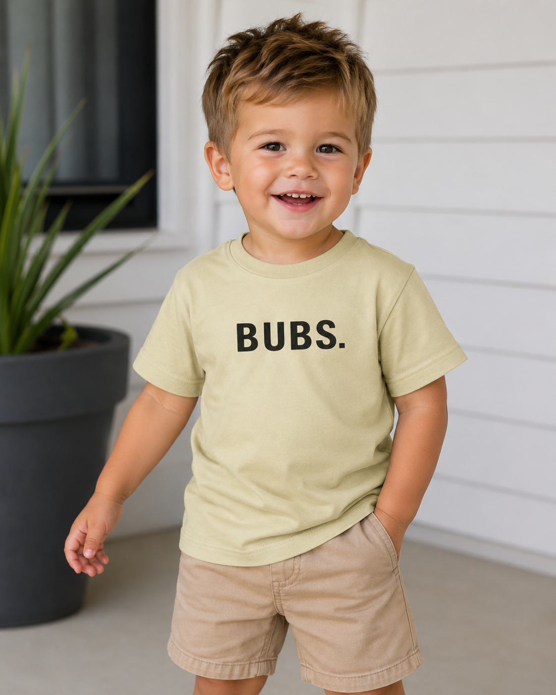 Toddler "BUBS." Minimal Baby Shirt