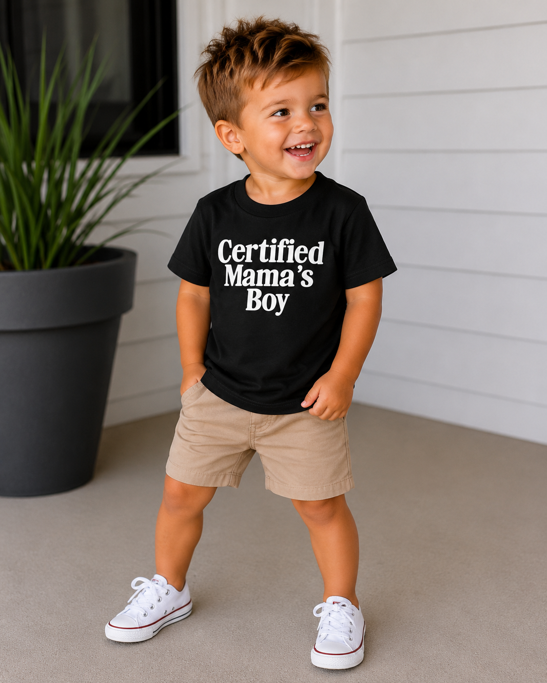 Certified Mama's Boy Toddler Tee