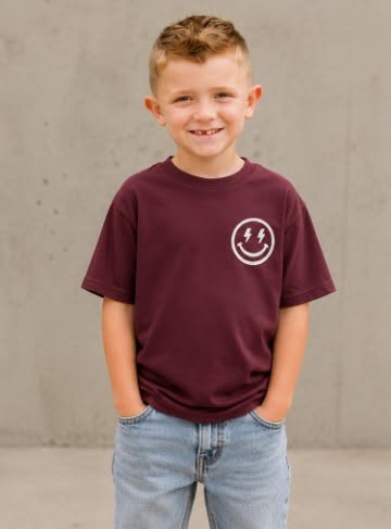 Youth T-Shirt — "Rad Little Dude" Retro Skate Tee