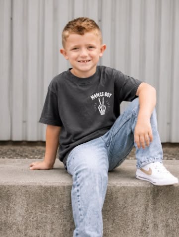 "Never Grow Up, Have Fun Forever" Smiley Graphic Tee