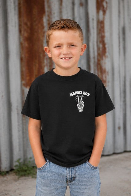 "Mama's Boy" Retro Checker Graphic