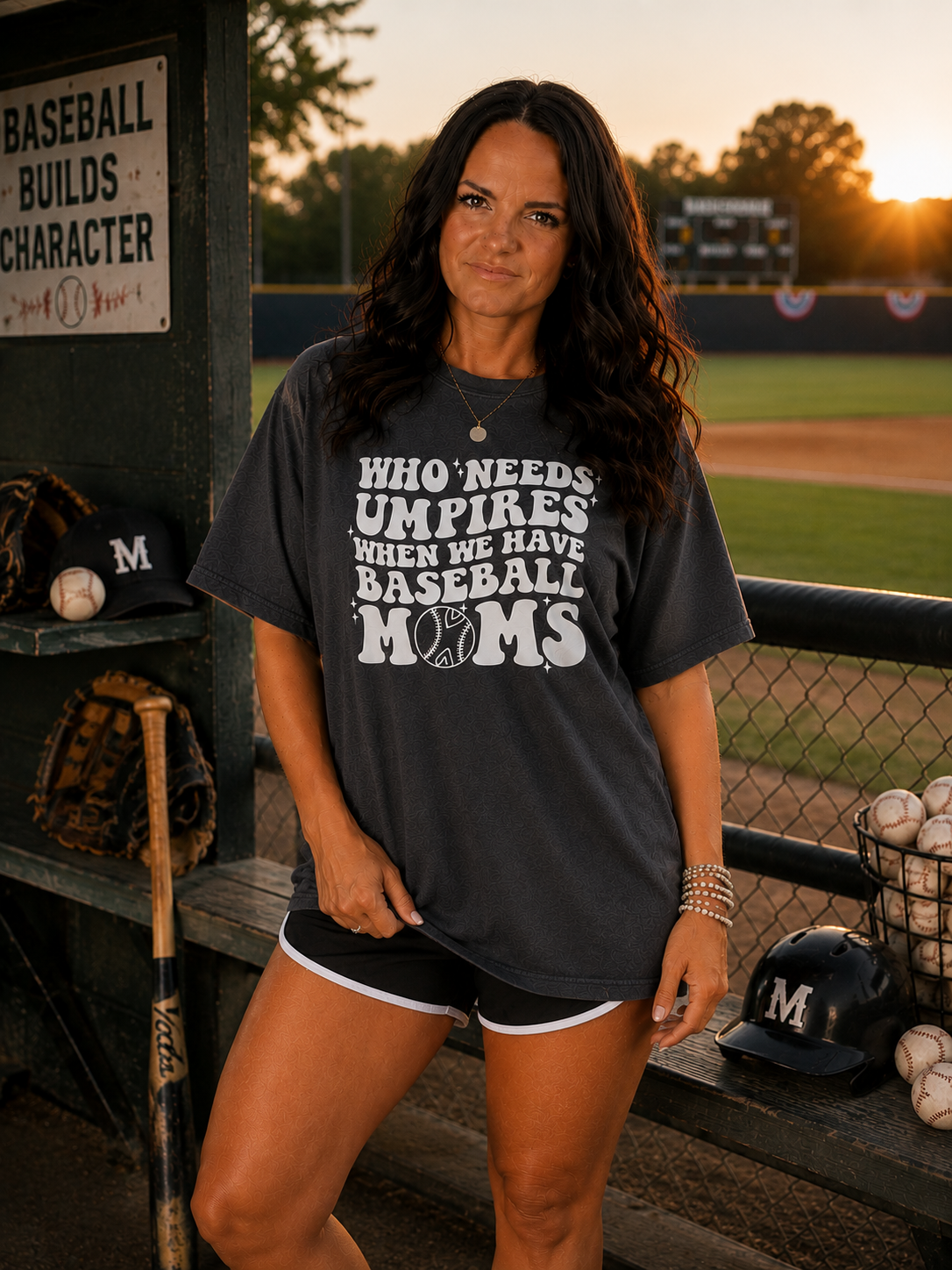 Baseball Mom Graphic Tee