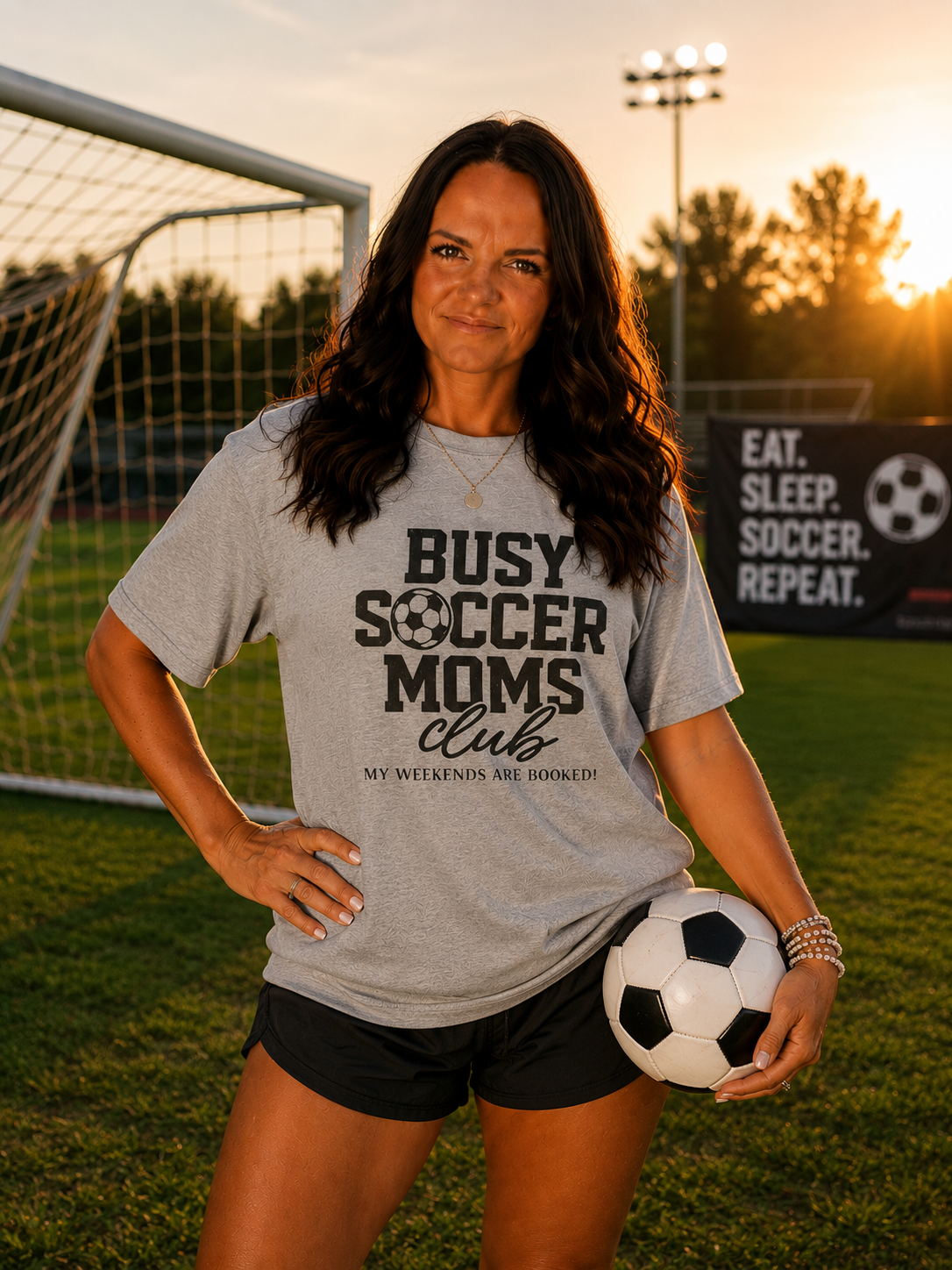 Busy Soccer Moms Club T-Shirt