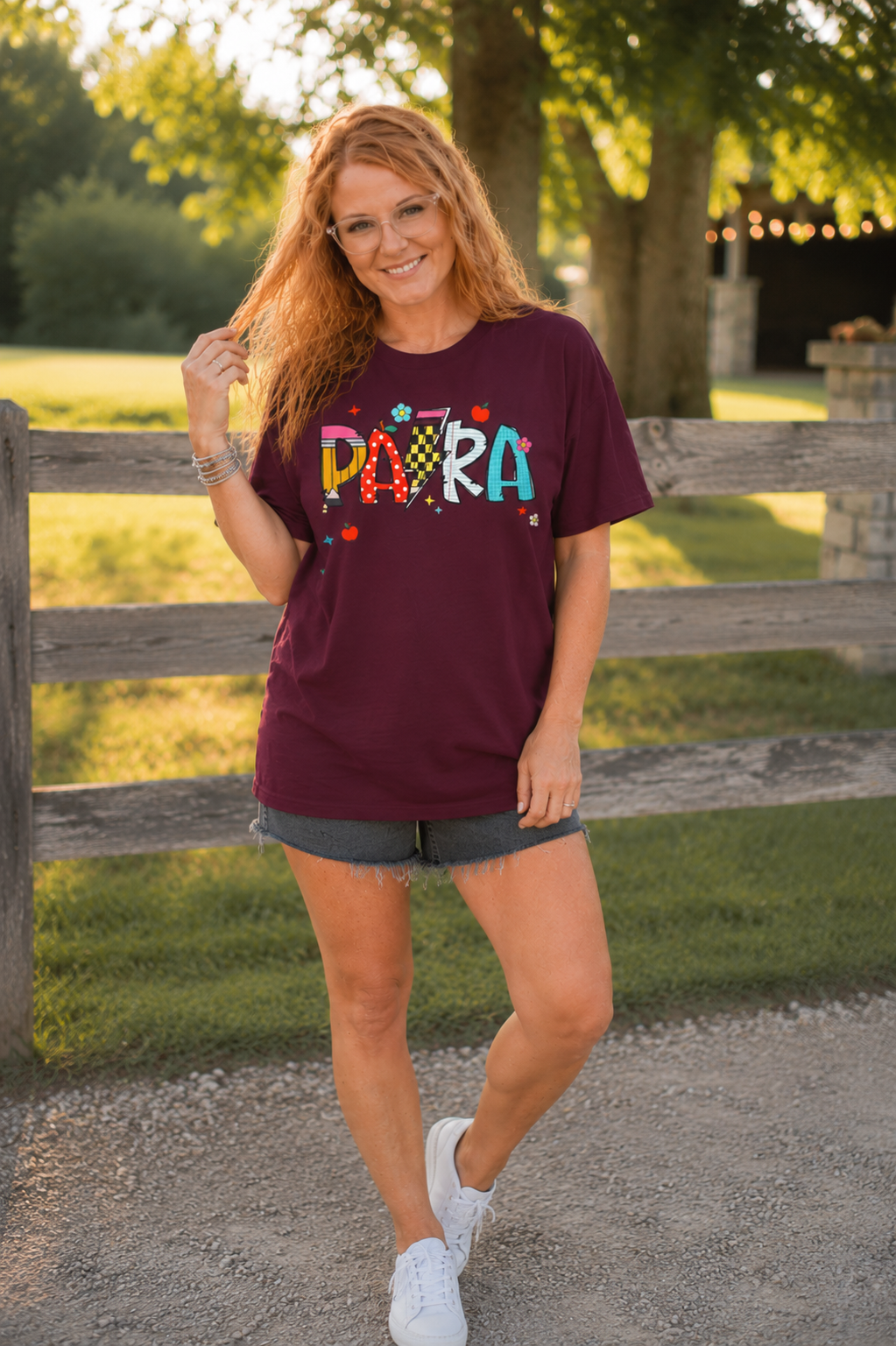 Para Colorblock Graphic Tee