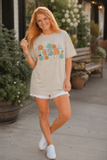 Teacher Floral Retro T-Shirt