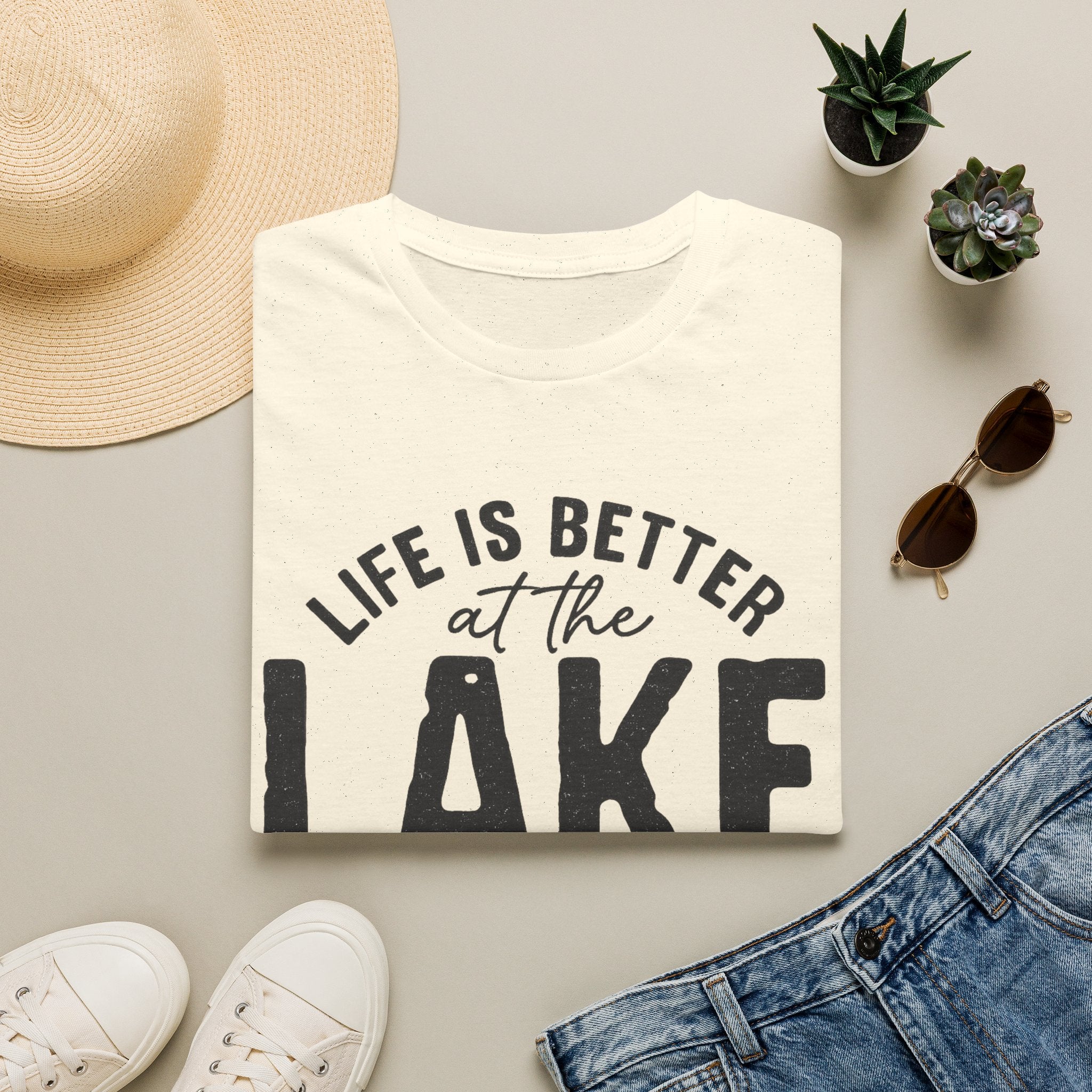 Life Is Better at the Lake T-Shirt — Casual Lakeside Vacation Tee