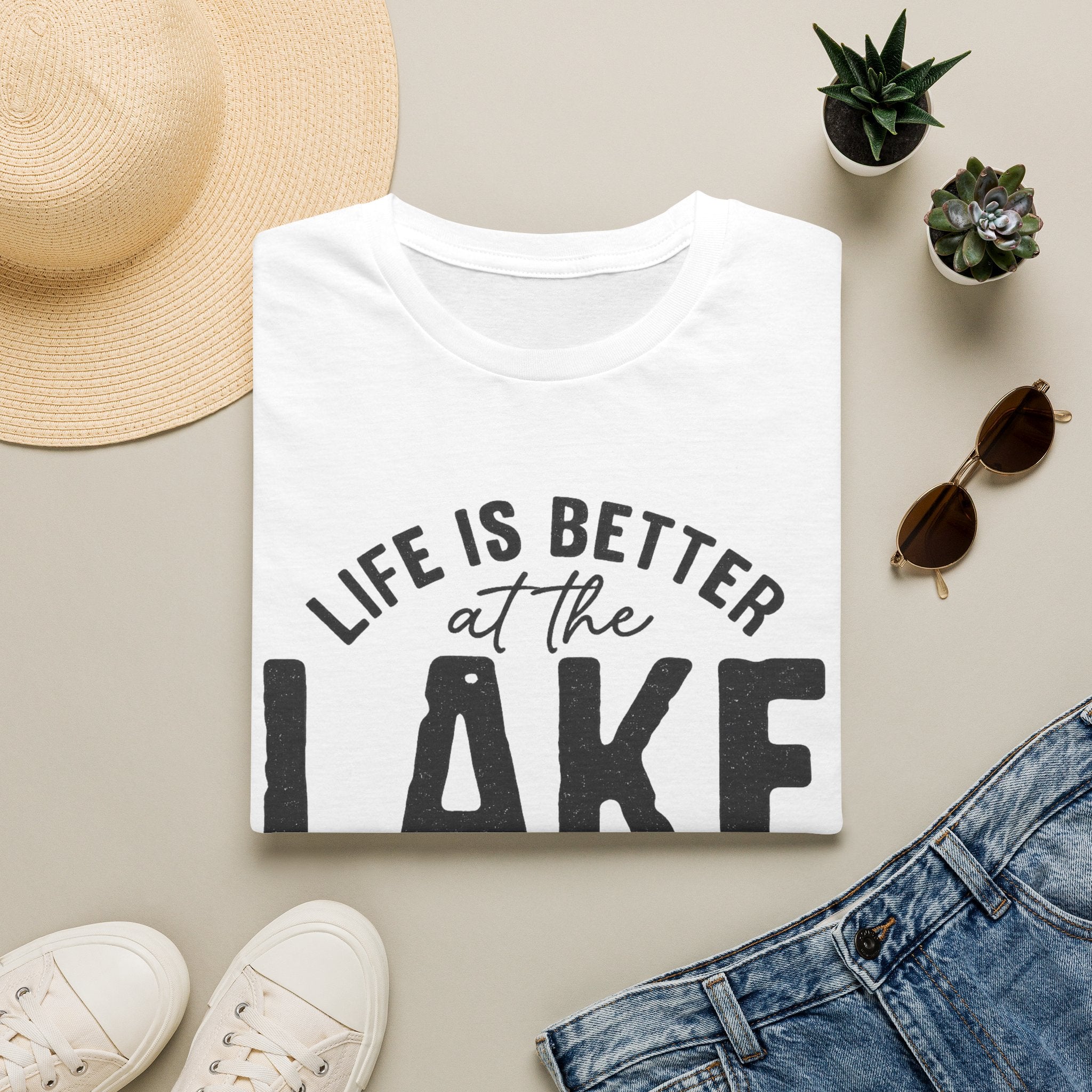 Life Is Better at the Lake T-Shirt — Casual Lakeside Vacation Tee