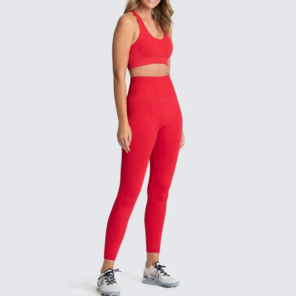 Seamless Blank Yoga Pants Active Wear Gym Sets for Women