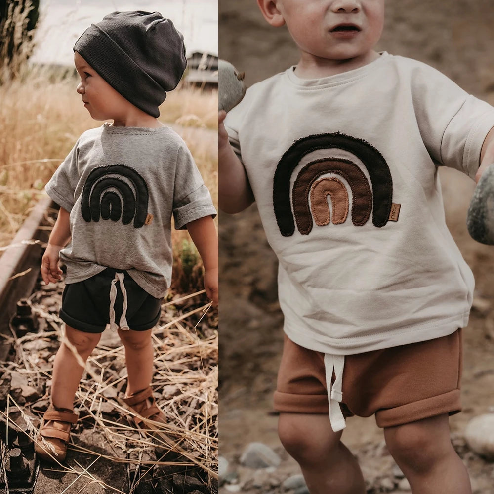 Rainbow Cotton Children T-Shirt