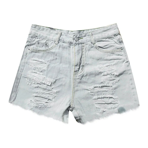 Broken Style Denim Shorts